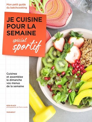 cover image of Je cuisine pour la semaine--Spécial sportifs